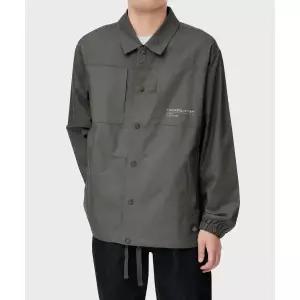 브랜드정품 DICKIES 라이트 웨이트 릴렉스드 백 프린트 코치 자켓 재킷 Gunmetal 138757