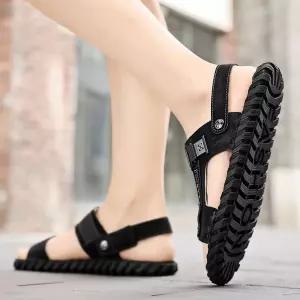 여름 아웃사이즈어 스티치 비치화 남성패션 샌들 통기 빅사이즈 DL2