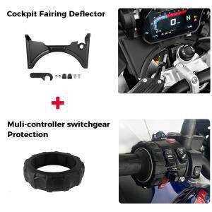 2023 BMW R1200 R1250GS ADV 어드벤처 GS 2018 - LC 포크 실드 업 드래프트 디플렉터 용 호환 바이크 오토