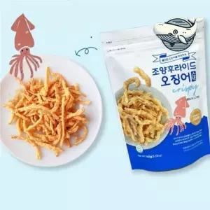바삭한 오징어 튀김 간편 간식 진미