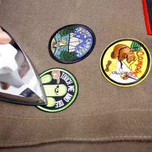 오바로크 자수패치 리폼 와펜 캠핑 대형 스티커패치 xlz8+8cKr