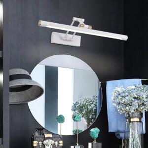 거울 빛 LED 벽 램프 현대 욕실 조명 43cm 58cm AC85 - 265V 실내 침실 Sconces 전등