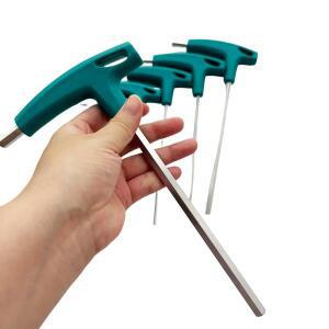 8개입 자전거 수리 도구 세트 T형 육각 렌치 드라이버 키 스패너 수공구 보관 가방 포함