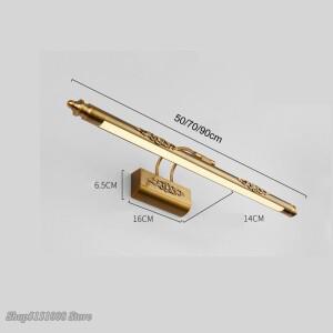 방수 레트로 욕실 거울 램프 캐비닛 세면대 조명 Led 벽 Sconce 전등 현대 Luminaire 홈 로프트 장식