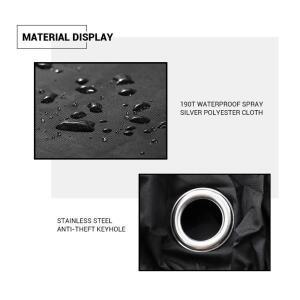 바이크 오토바이 레인 커버 카바  방수 방진 UV 보호 야외 실내 스노 모빌 스쿠터 190T