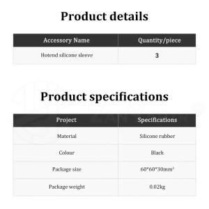 밤부랩 H2D 핫엔드 실리콘 커버 히팅 블록 키트 노즐용 보호 슬리브 (3D 프린터 액세서리)