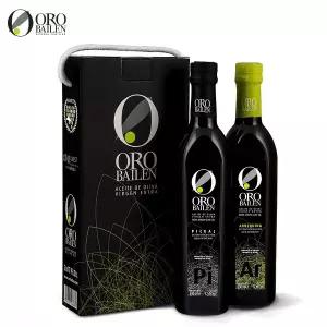 오로바일렌 올리브오일 500ml 2종 선물세트(피쿠알 아르베키나)/캐리어박스