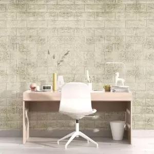 (진브라운 10mmX1mX20m) 곰팡이 붙이는 단열 벽지/시트지/폼블럭/셀프/인테리어/접착/거실/폼벽지/접착식