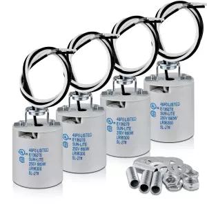 E26 라이트 소켓 표준 메디문 스크류 전구 램프 홀더 할로겐 백열 LED 전구용 와이어 리드가 있는 도자기