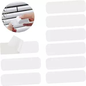 20개의 흰색 미니 수평 블라인드 수리 탭-1인치 교체 슬랫 키트 블레이드 고정 장치