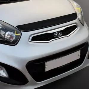 후드 튜닝용품 올뉴모닝 스모그 본네트 보호대 버그 디플렉터 [m898D17]