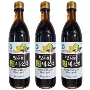 청정원 맛선생 구운대파 채소액 950g x 3개