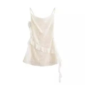 포뇨2 여성용 여름 진주 통굽 양가죽 샌들 로마 가죽 펄 힐 실버 일자 웨지힐 고무창 OPH2