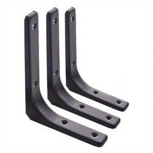 2PCS 헤비 듀티 L자형 선반 브래킷, 산업용 가구용 철 직각 벽 장착 지지대