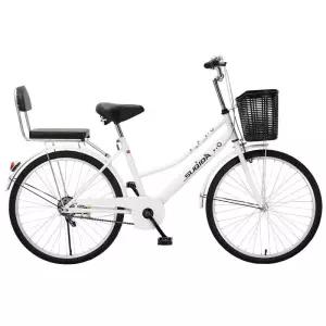 레트로 바구니 자전거 여성용 빈티지 로드 입문용 일본자전거 출퇴근 시티 경량 스타일 산책