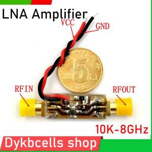 LNA 10Khz-8Ghz RF 증폭기 HAM 라디오 신호 드라이브 수신기 용 고 플랫 이득 25db 30db 저잡음