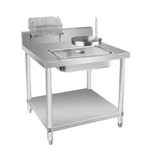 치킨 조리대 스텐레스 업소용 작업대 튀김 테이블