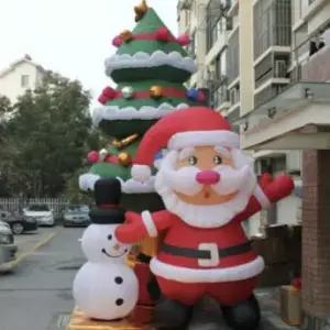 크리스마스 풍선 산타 인형 대형 에어 눈사람
