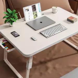 높이조절 접이식 테이블 넓은 좌식책상 70x48cm 노트북 보조 사이드 책상