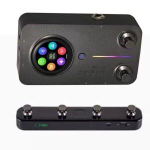 기타 멀티이펙트 페달 내장 194효과 56드럼머신 터치스크린 풋스위치 호환