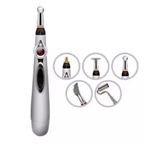 저주파 마사지펜 휴대용 미니 안마기 자극기