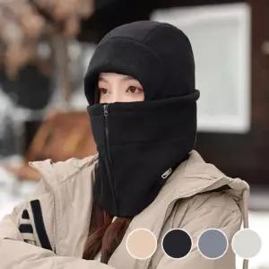 DUGNMARKT  따뜻한 후리스 원단 4IN1 지퍼 후드 남여공용 워머