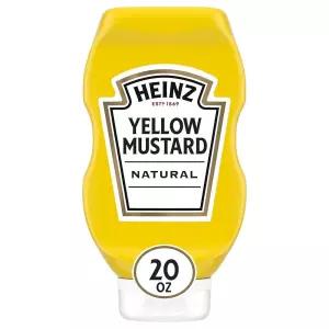 Heinz 옐로우 머스타드591.5ml20온스 병 포장은 다 수 있음 [호환]