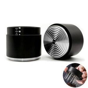 DiatZeno 53MM 에스프레소 액세서리 - 3-in-1 디자인의 WDT 툴, 커피 디스트리뷰터 및 탬퍼 세트, 홈 바리스타 초보자를 위한 304개의 스테인리스 스틸 프리미엄