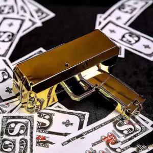 용돈 총지폐 선물 골드 머니건 다발 환갑wxy980