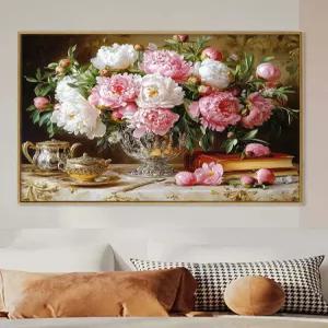 유화 세트 꽃그림 명화그리기 유화세트 그리기 아크릴화 아크릴 색칠 대형 해바라기