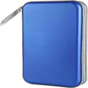 시벳 CD 케이스 홀더 80개 용량 CD/DVD 지갑 하드 플라스틱 디스크 보관 바인더 자동차 홈 오피스 여행용