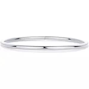 여성용 파보이 14K 골드 도금 뱅글 팔찌 클래식 경량 스태킹 스테인리스 스틸 싱글 2팩