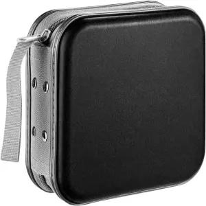 리오보드 DVD 케이스 48용량 CD 휴대용 홀더 보관 하드 플라스틱 지갑 차량용 정리함 블랙