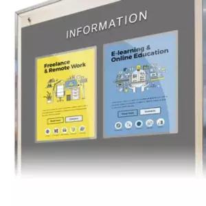 [문구/오피스] A5 부착형 포켓카드 157 217mm