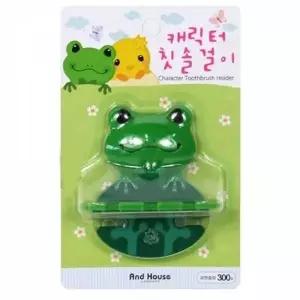 WL 흡착행거 개구리캐릭터 칫솔걸이 귀여운욕실용품