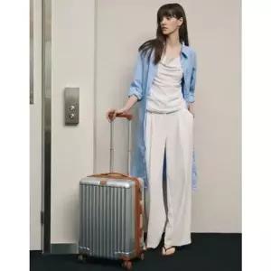 [NS홈쇼핑]DBBA6E571SV 닥스 실버 단색 폴리카보네이트 하드캐리어(21인치)[35820175]