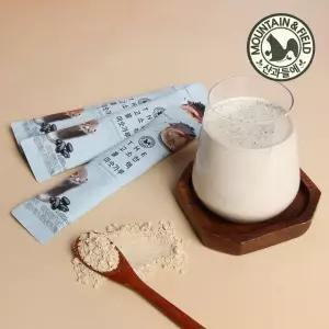 [TC]산과들에 THE 고소한 블랙미숫가루 스틱 25g x 30봉 (한끼식사대용 선식)