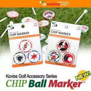카지노칩 골프 볼마커 (오광,카드) BM507