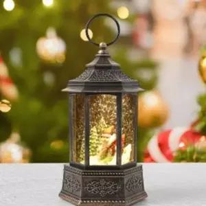 인테리어 크리스마스 스노우 볼 앤틱 크리스마스 오르골 무드등