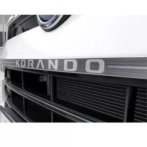 [셀러에이드]가니쉬 자동차 프론트 스티커 튜닝 메탈 뷰티풀코란도