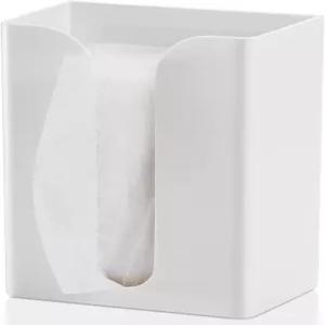 세탁실용 SUBEKYU 자석 건조기 시트 홀더 용기 디스펜서 세탁 정리 및 보관용 플라스틱 벽 박스 패브릭