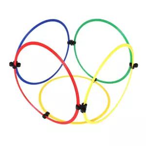 초등 체육수업 놀이용 클립연결 짐후프 풀세트/ 홈터파크 보육기관 유산소운동 스포츠