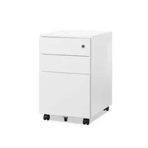 [무료배송] 3단 철재 이동서랍장