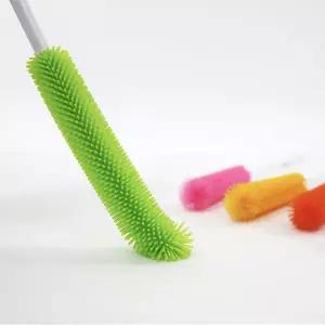 짧은막대형 물병 병솔 슬림형 파미레 보틀 세척 실리콘 페트병솔(소) 텀블러 좁은입구 30.5cm