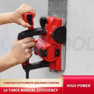 전기 벽면 플래너 고출력 삽 기계 퍼티 제거 1000W 콘크리트 백색 페인트 벽 리노베이션용