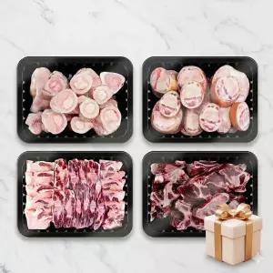 [농협안심한우] 보신용 곰탕한솥세트 8kg 대용량 (사골 꼬리 우족 잡뼈) + 도가니/스지