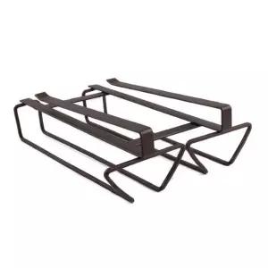 )와인잔걸이 선반걸이형 브라운 270mm 더블 CB 심플디자인 홈카페