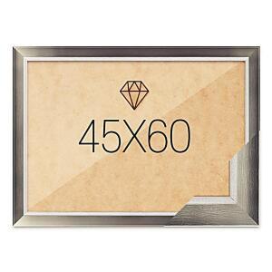고급형 45x60 보석십자수액자 모던그레이