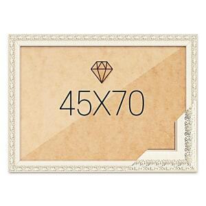 고급형 보석십자수액자 매트화이트 45x70