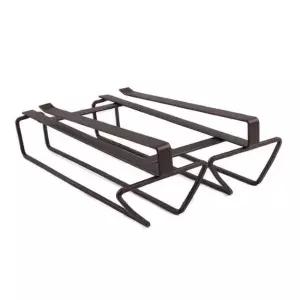 )와인잔걸이 선반걸이형 브라운 270mm 더블 CB 심플디자인 홈카페